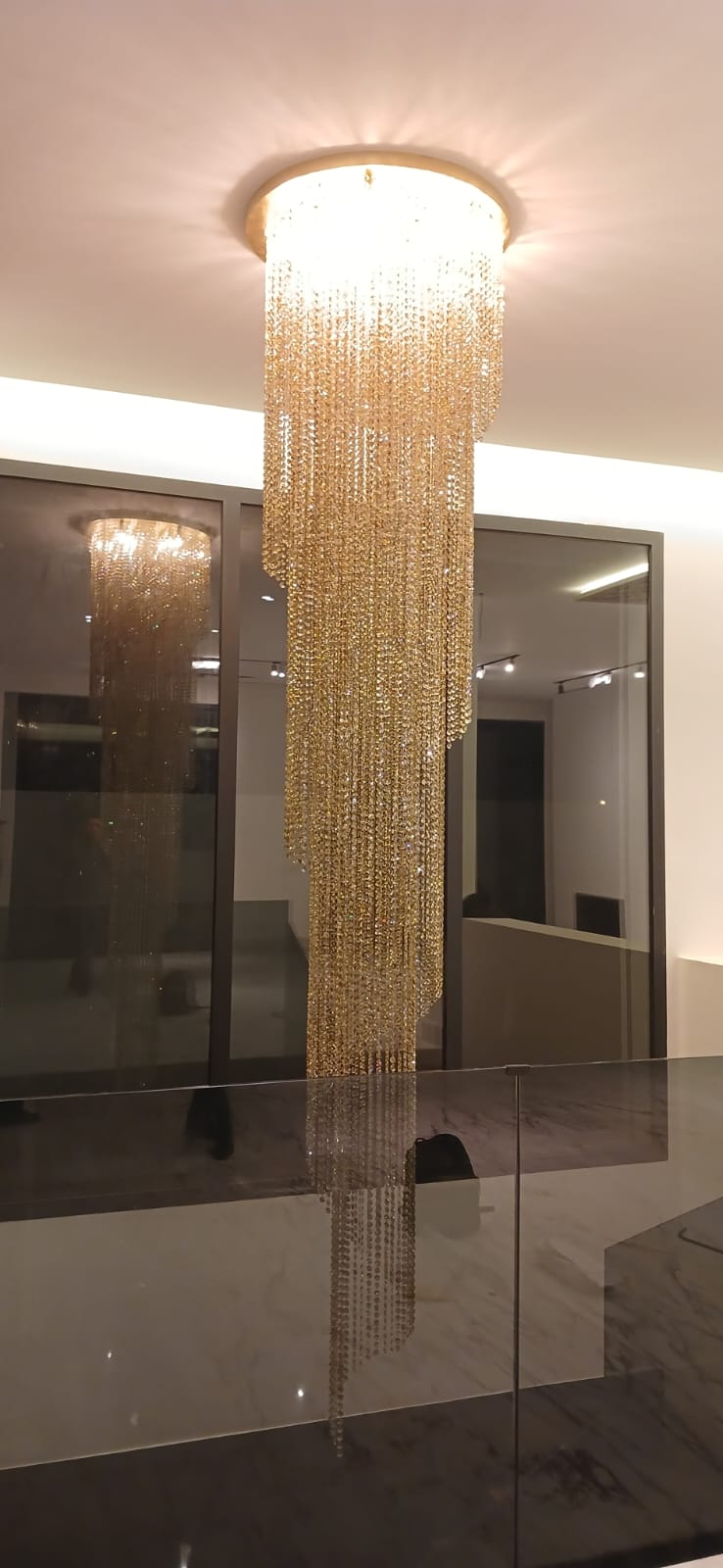 lustre double hauteur